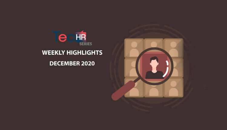 HR Technology Highlights –> A TecHRseries Round-Up For 28-December-2020: Featuring Beamery, Hiretual, VergeSense, RingCentral and more!