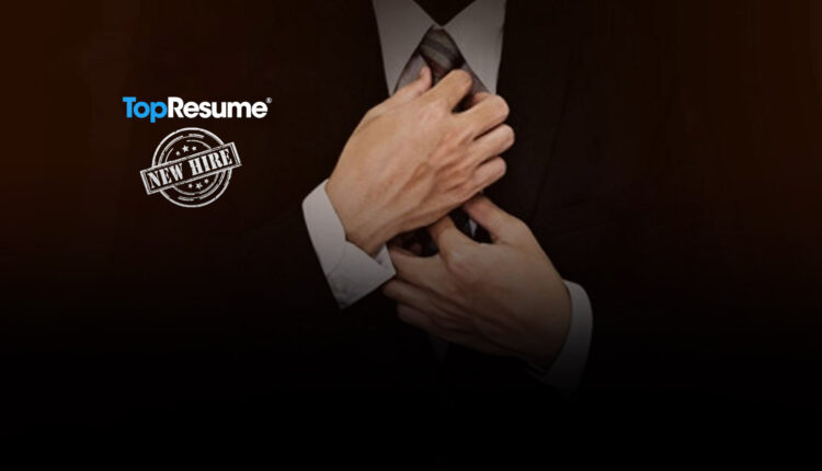 TopResume Welcomes New CEO To Lead World's Largest Resume-Writing Service Amid Economic Uncertainty for Anxious Job Seekers