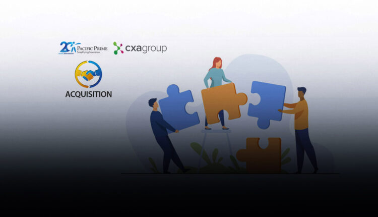 Pacific Prime Acquires CXA Group's Brokerages to Become the 3rd Largest Employee Benefits Broker in Singapore and Hong Kong