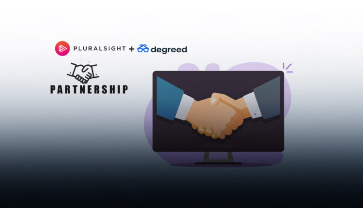 Pluralsight and Degreed Partner to Deliver Enhanced Visibility Into Technology Upskilling Programs