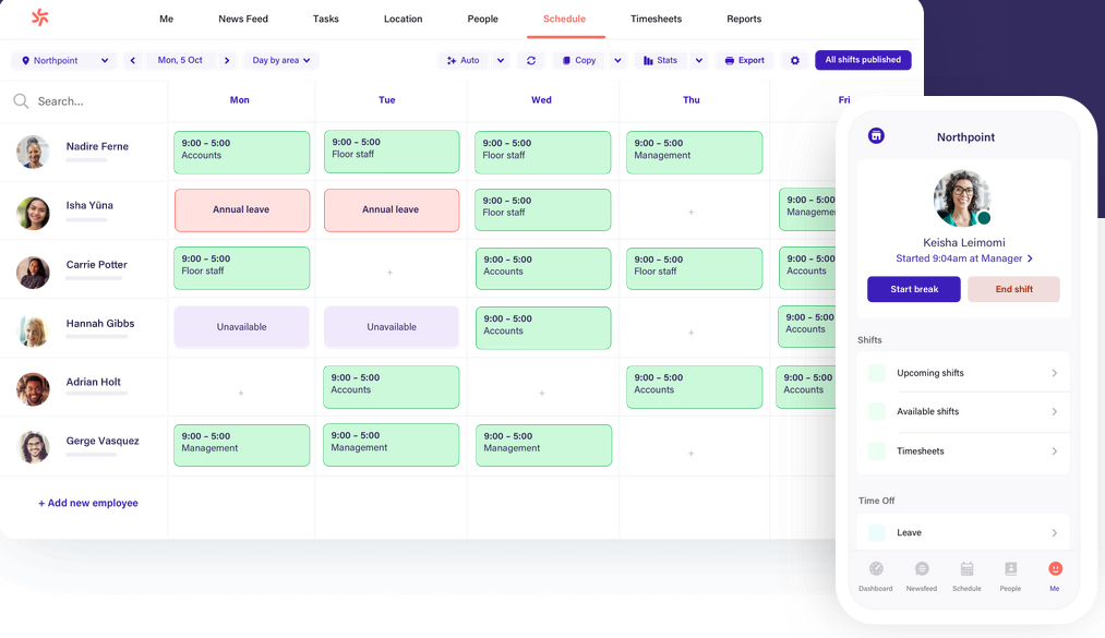 Deputy HR Tech - Deputy: Scheduling, Timesheet & Time Clock Software