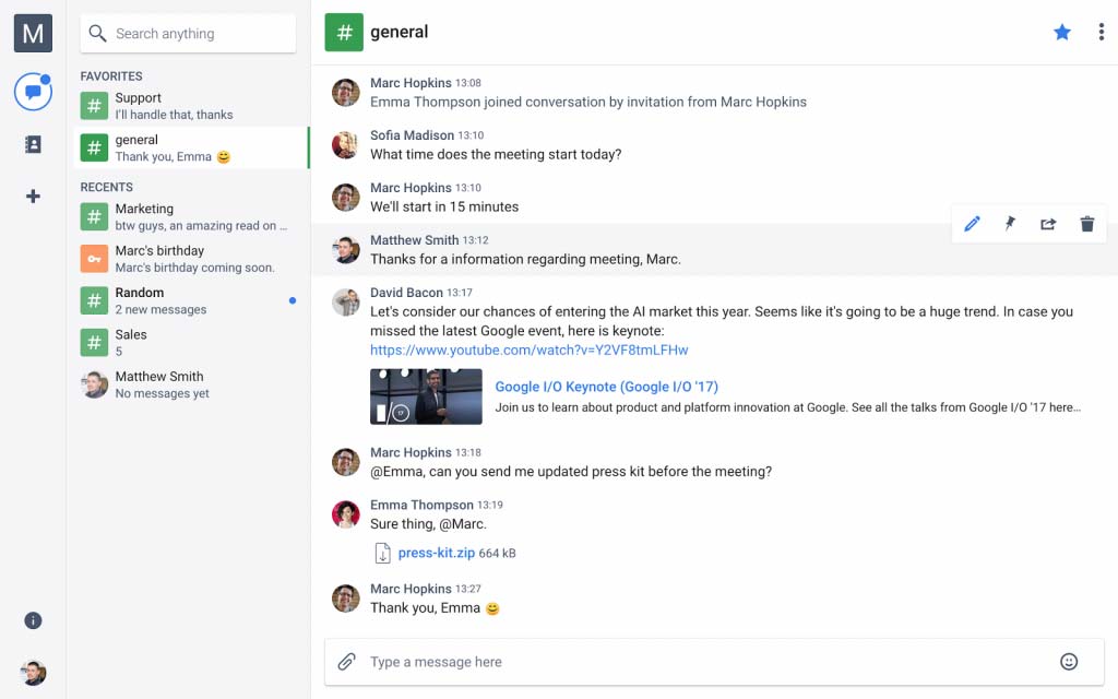 5 Slack alternatives that you can use for enterprise communication